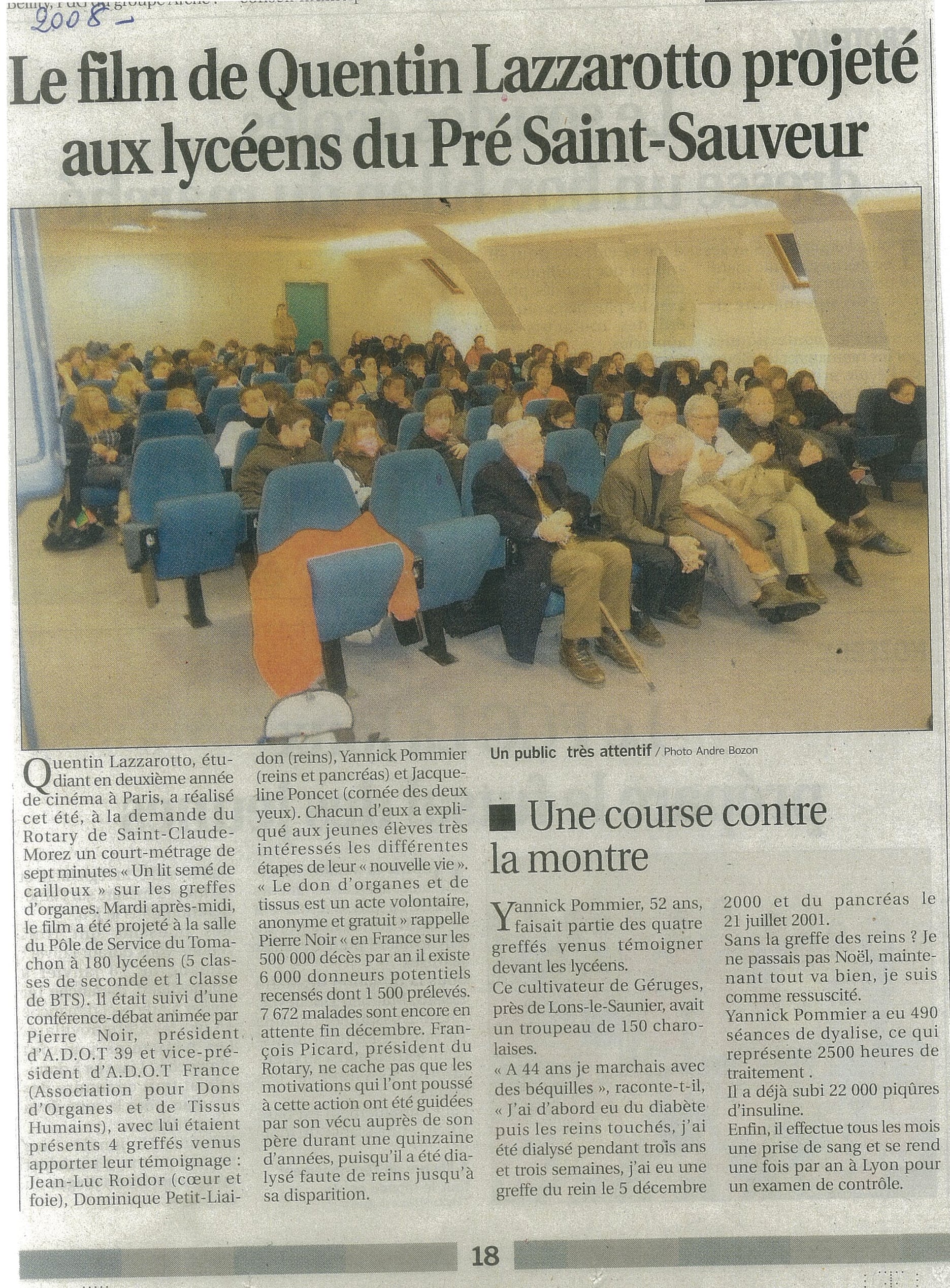 ADOT - Un Lit semé de cailloux