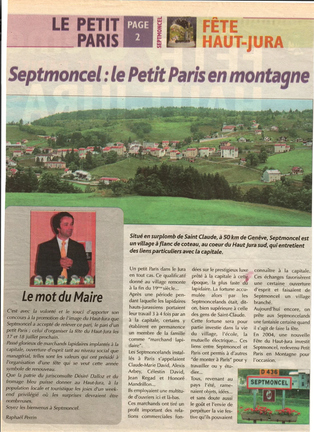 Septmoncel : le Petit Paris en montagne