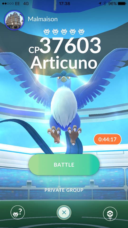 Articuno - Pokemon Go