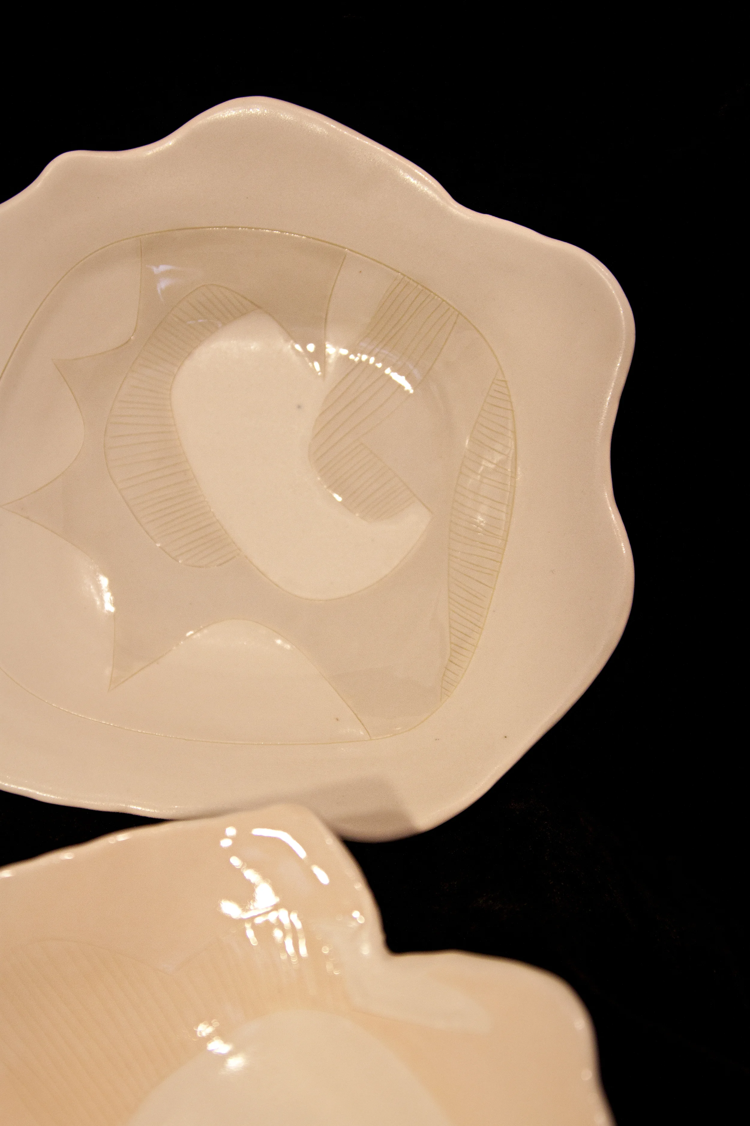 Two ceramic plates - Elisa DiFeo