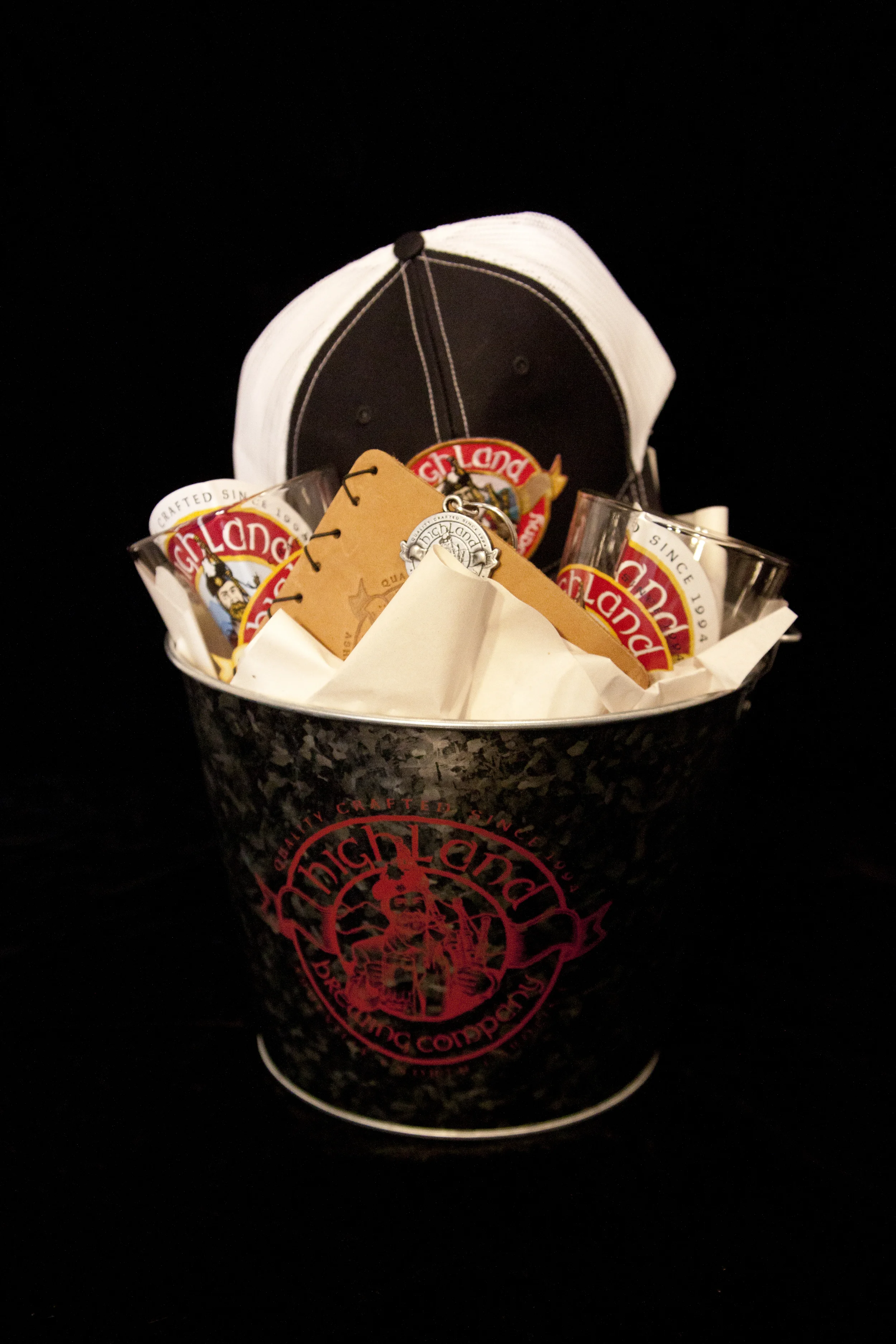 Bucket of goodies - Highland Brewing