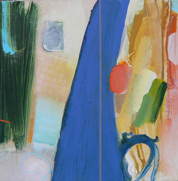 Self Portrait, Profile (Upper Left in Blue)