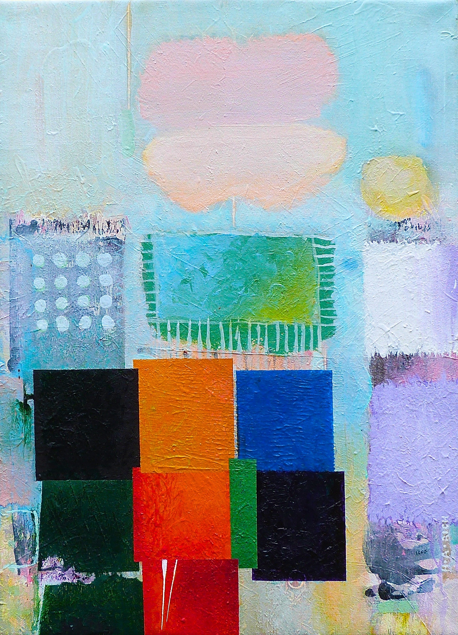 Untitled with White Dots