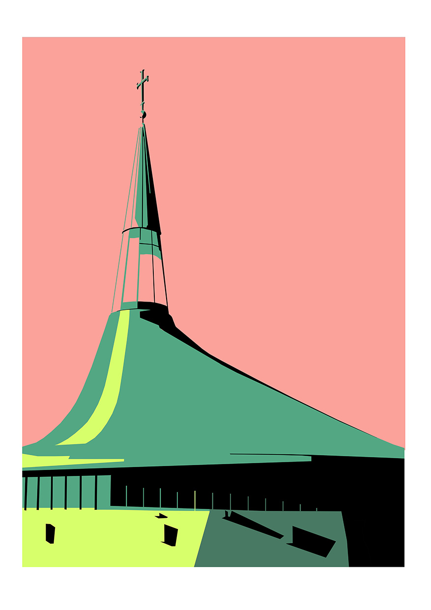 Office Artwork: St. Aengus' Church, Co. Donegal