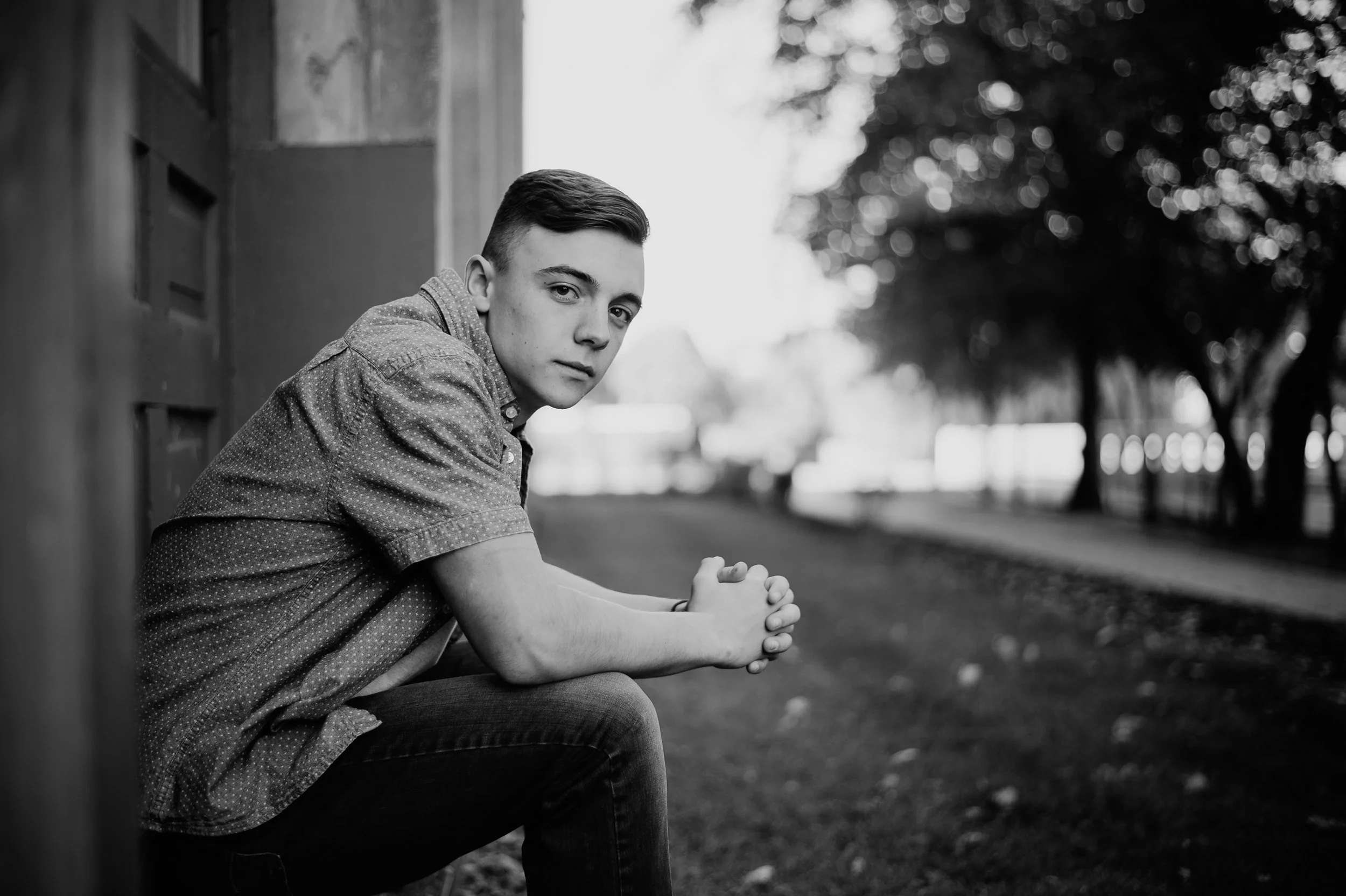 Derek {Class of 2017} Downtown South Bend