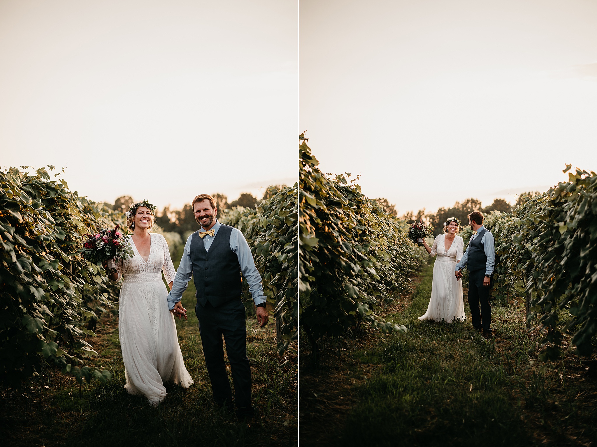 Hidden Vineyard Wedding Buchanan Michigan