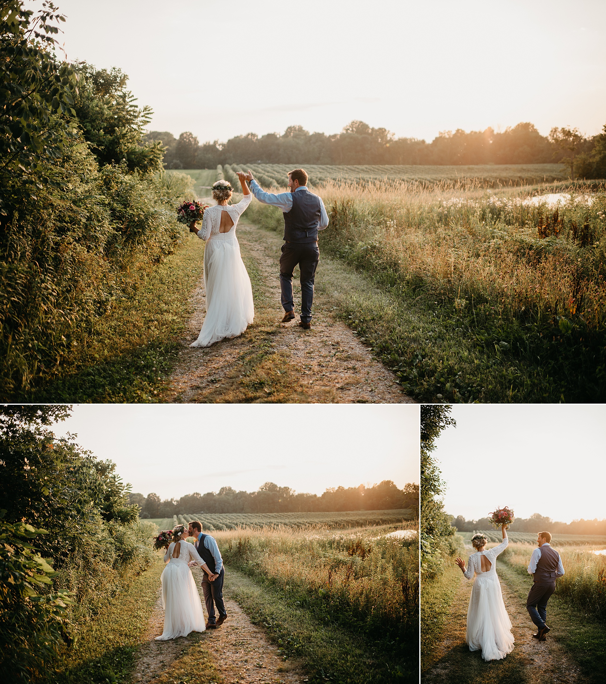 Hidden Vineyard Wedding Buchanan Michigan 