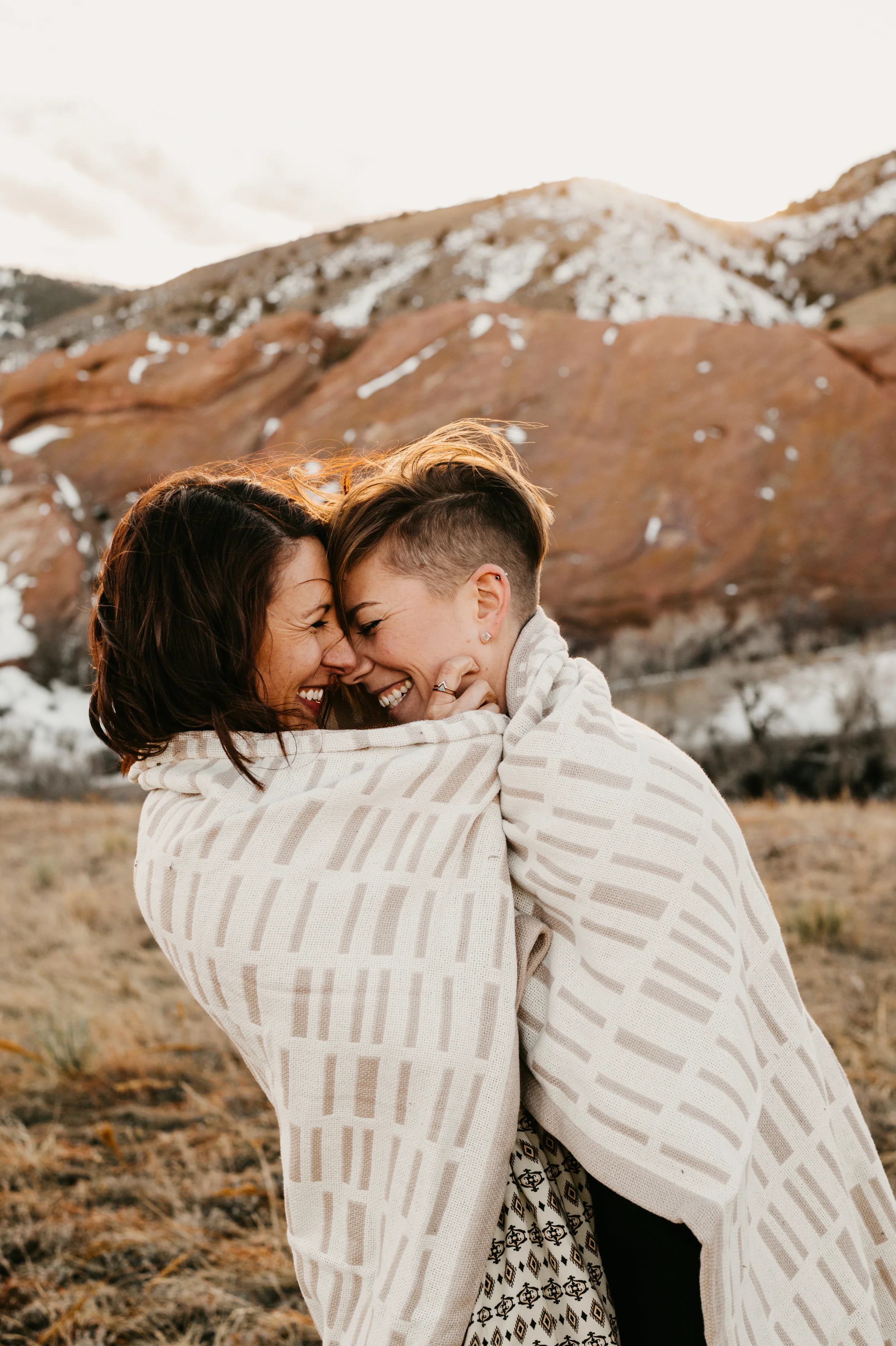 Red Rocks Canyon Couples Session | Amanda &amp; Ashley