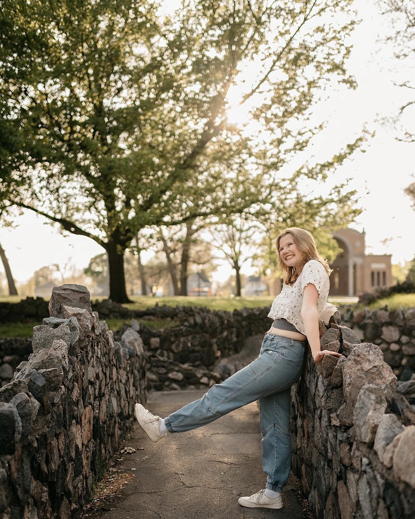 In between college grad sessions, I&rsquo;ve been meeting some wonderful high school seniors too! ❤️ Had so much fun roaming around Mishawaka, on a beautiful evening, with these sweet souls! 😊 Many congratulations Elena and Rondo! Go chase your drea
