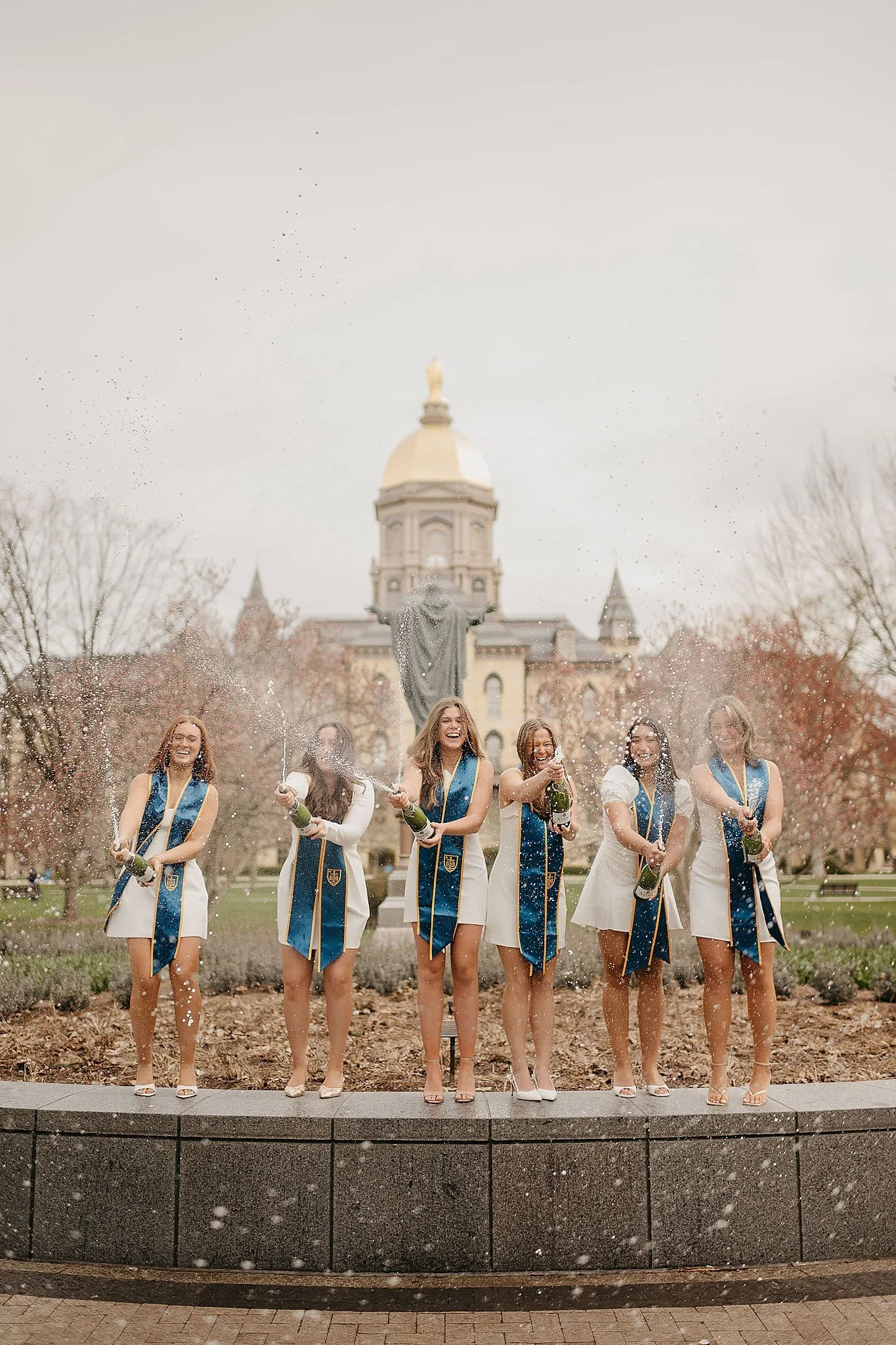 University of Notre Dame Graduate Photos | South Bend, Indiana College Senior Portrait Photography | Class of 2025
