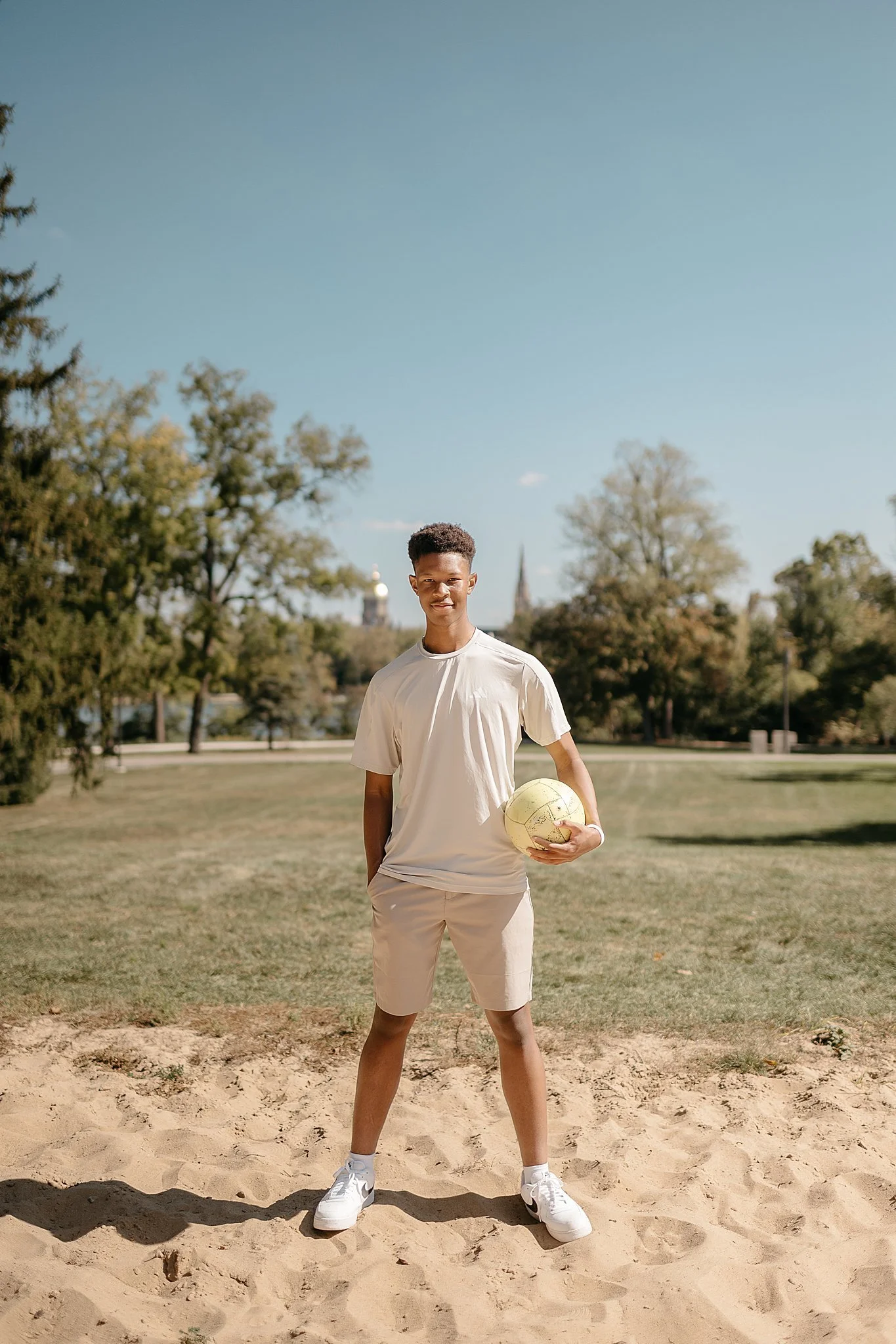 Notre Dame and New Buffalo, Michigan Senior Photos | Indiana and Michigan Senior Portrait Photography | Caden