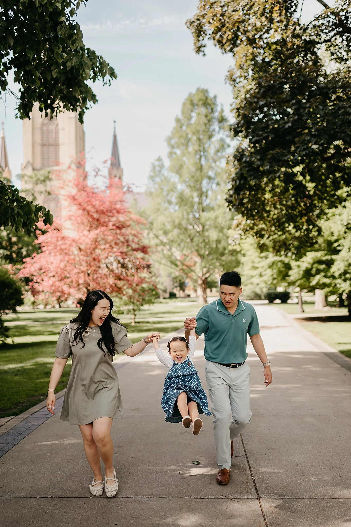 Notre Dame Family Photos | South Bend, Indiana Family Photography | The Kim Family