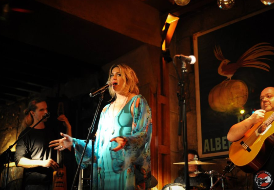 Jude Performing with live band at Teatro Peryera Ibiza