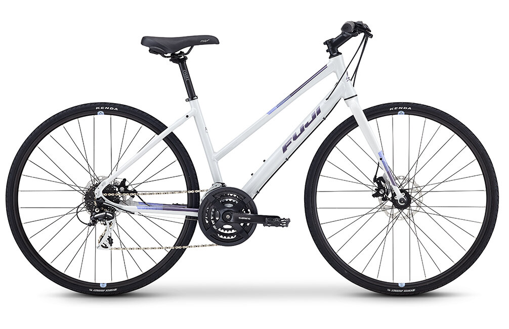 Fuji Absolute 1.9 Step Through Known for versatility, the Absolute's geometry strikes a balance between speed and comfort, making it ideal for the fitness-minded rider, or the urbanite looking to ride to work or run errands.