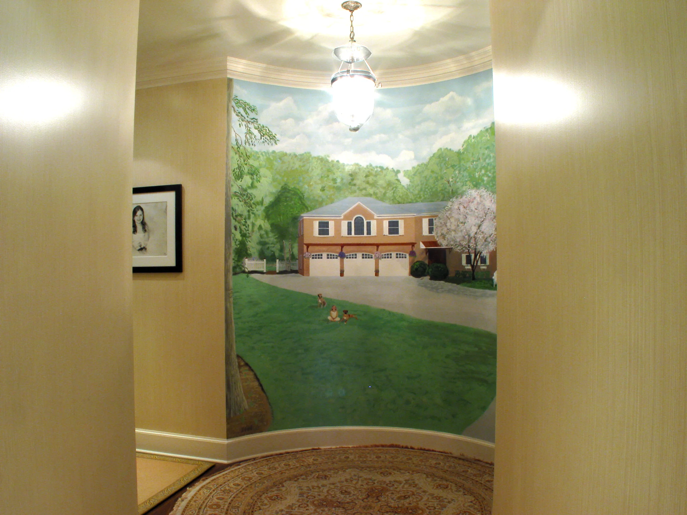 Mural on barrel wall