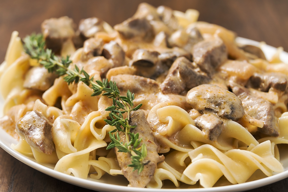 Beef Stroganoff