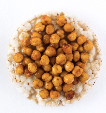 Dry Roasted Curry Chickpeas