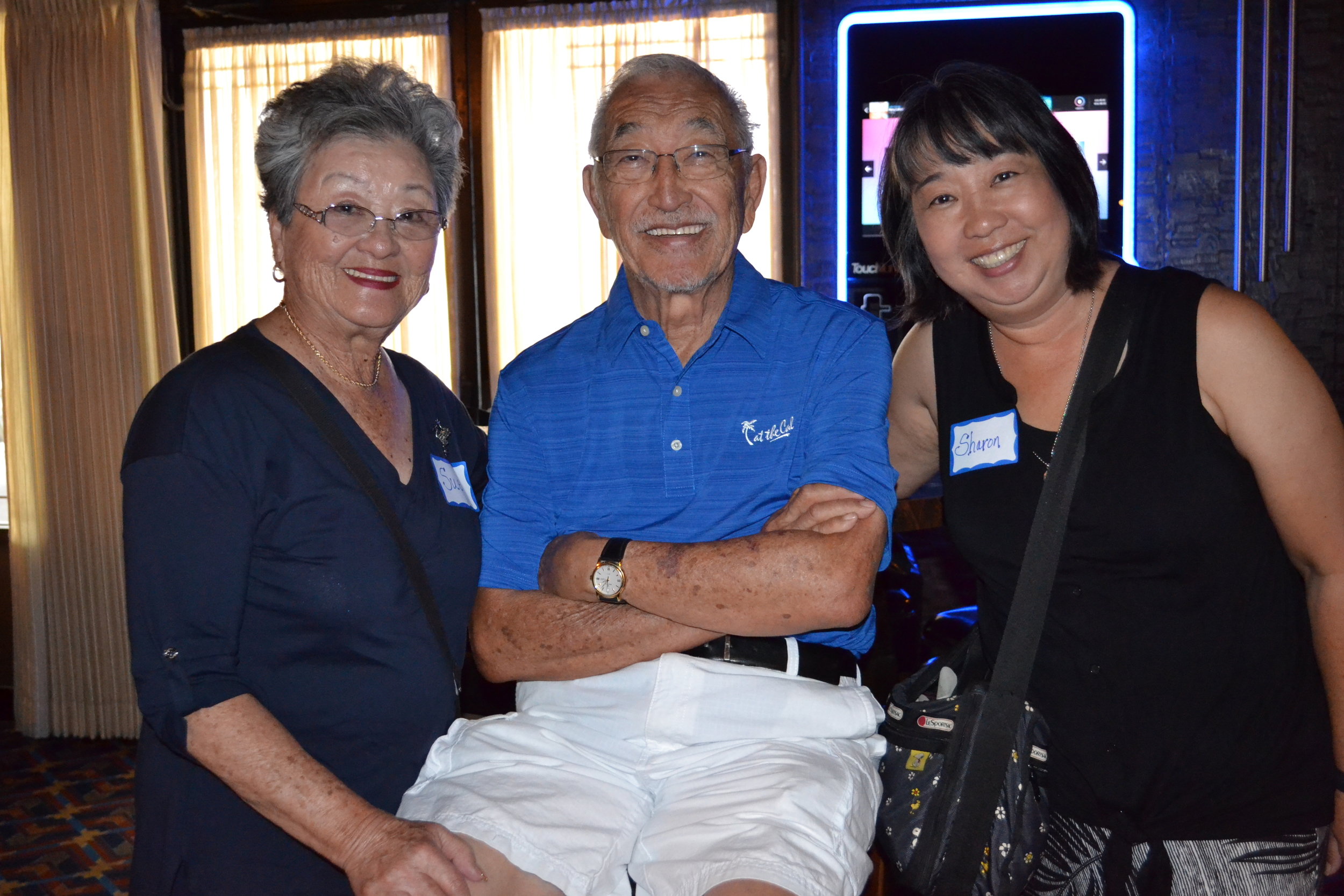 At the reunion: Sue and Ed Hanki; Sharon Hanki