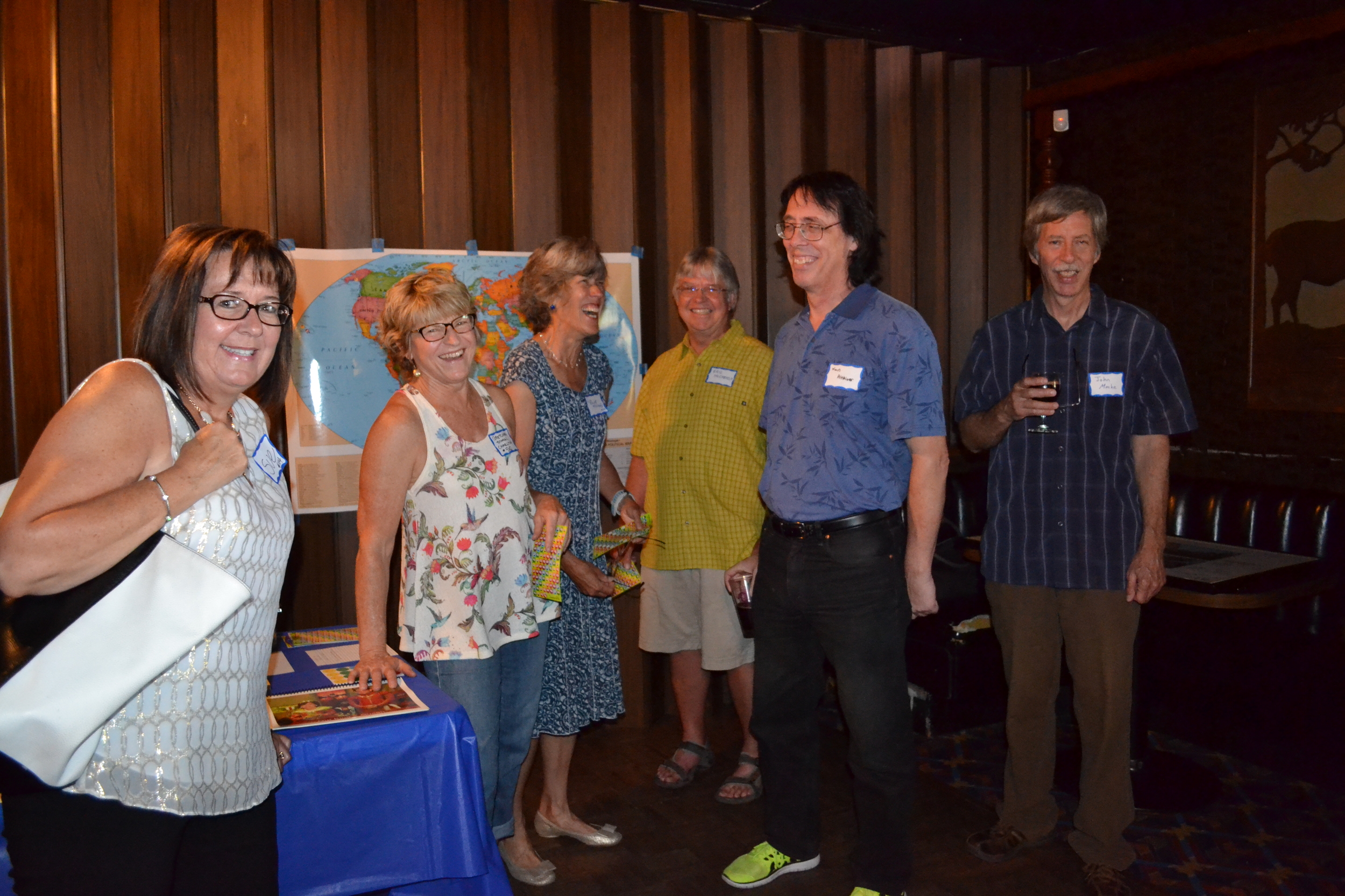 At the reunion: Sue; Gretchen Charlton; Lisa and Eric McCready; Ken Althiser; John Menke
