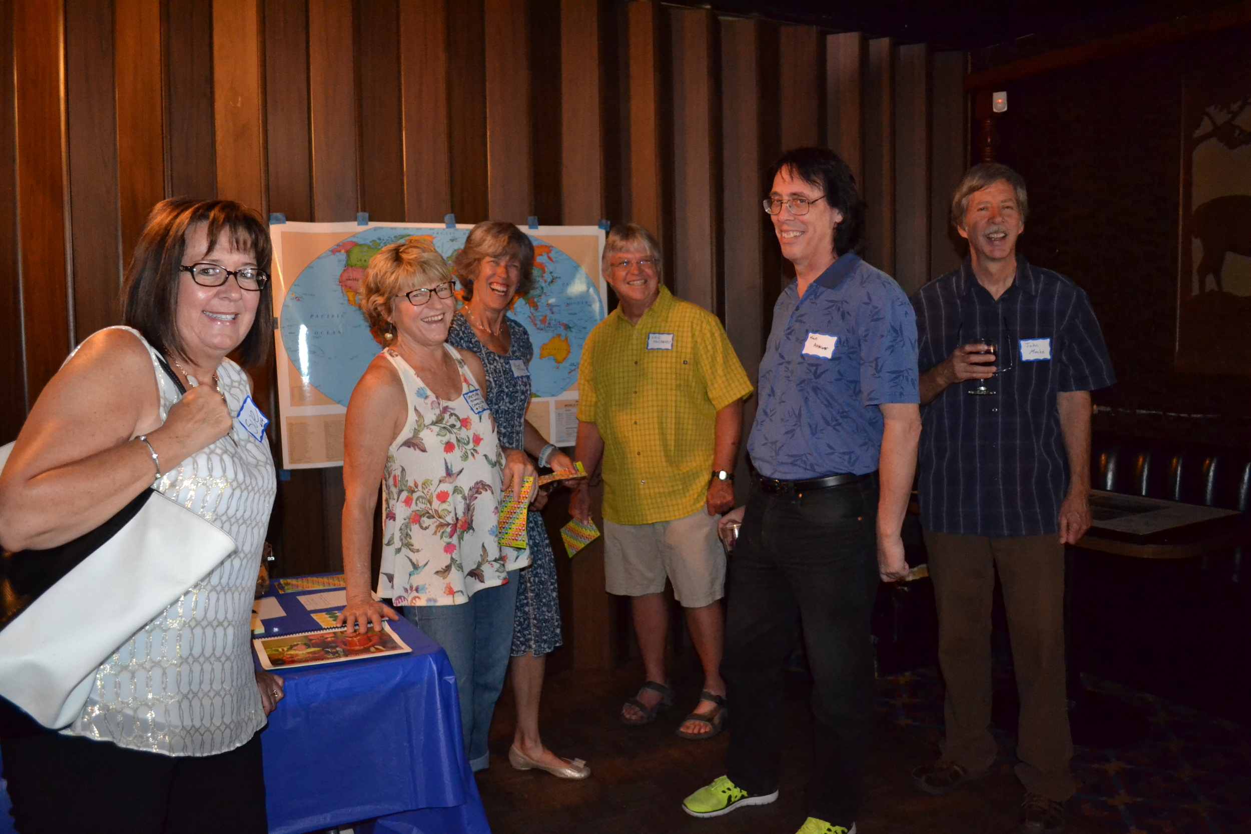 Sue (Ross)(Rohde) Blohm, Gretchen (Stangl) Charlton, Lisa (Balliett) and Eric McCready, Ken Althiser, John Menke