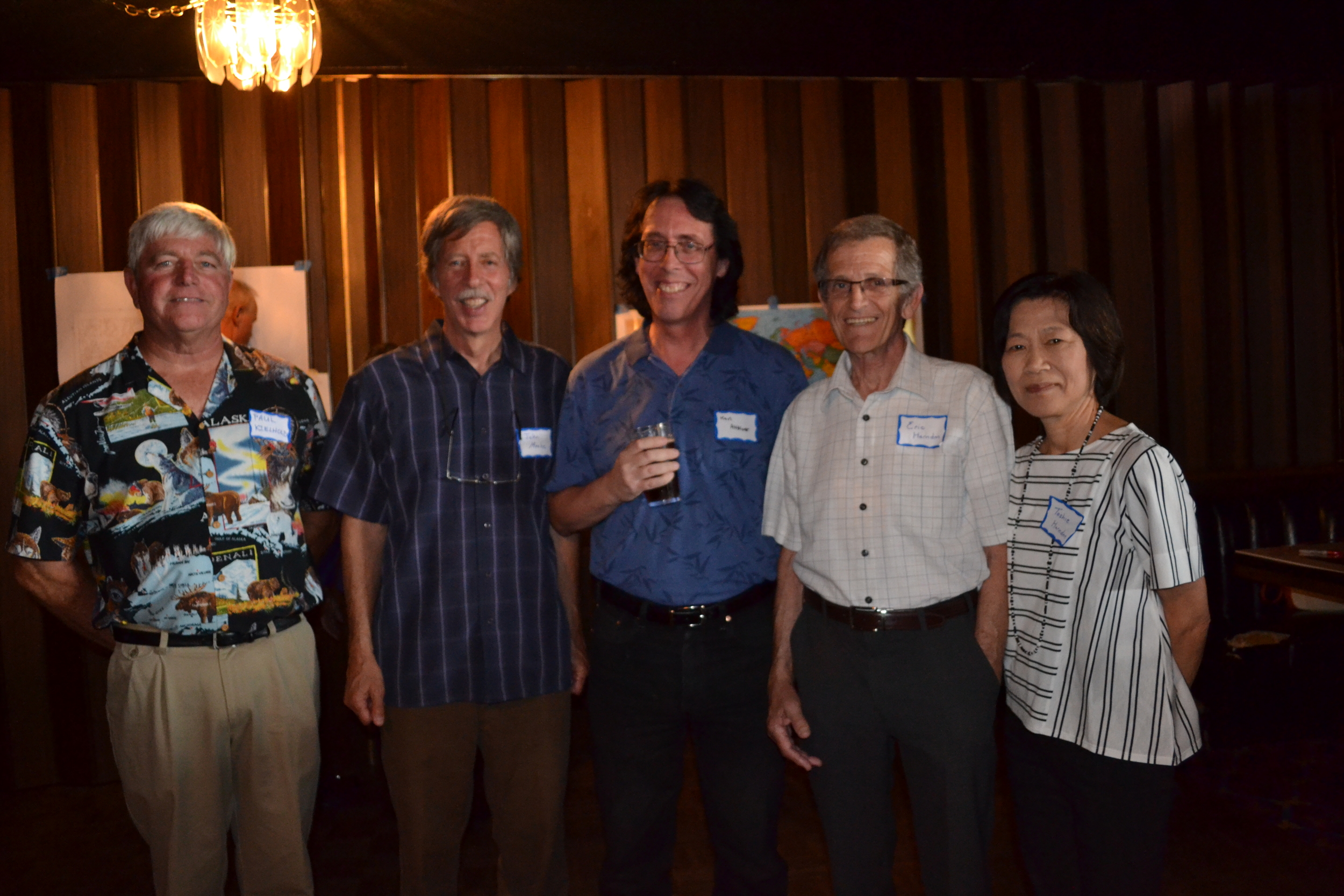 Paul, John Menke, Ken, Eric and Toshie Harnden