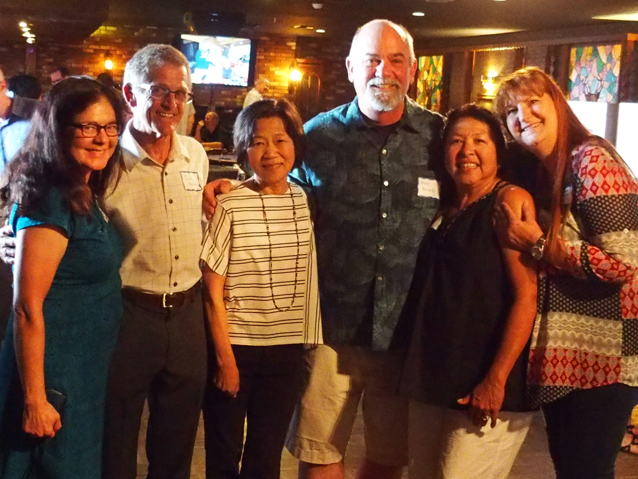 Theresa (Hernandez) Congdon; Eric and Toshie Harnden; Peter and Annie Brierty; Ingrid Johnson