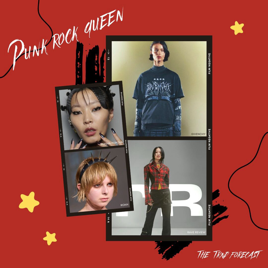 TRND ALERT: tough hardware, punk plaids, and band tees fit for a punk rock queen ✨