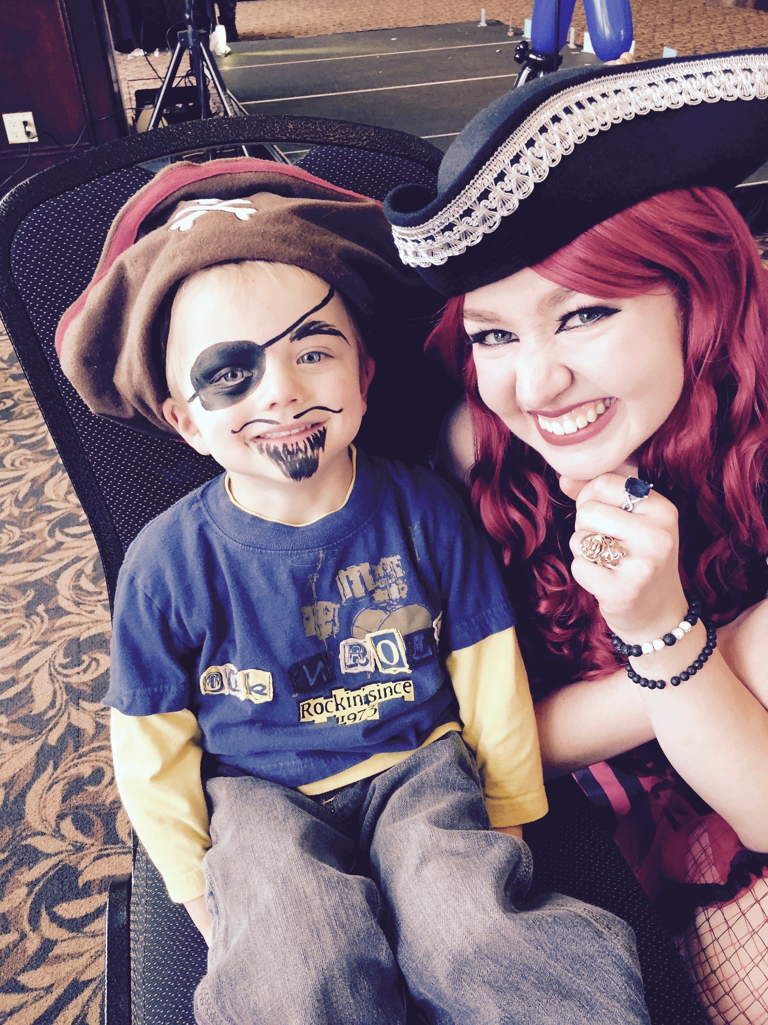 Pirate Sally and her mate Emerson