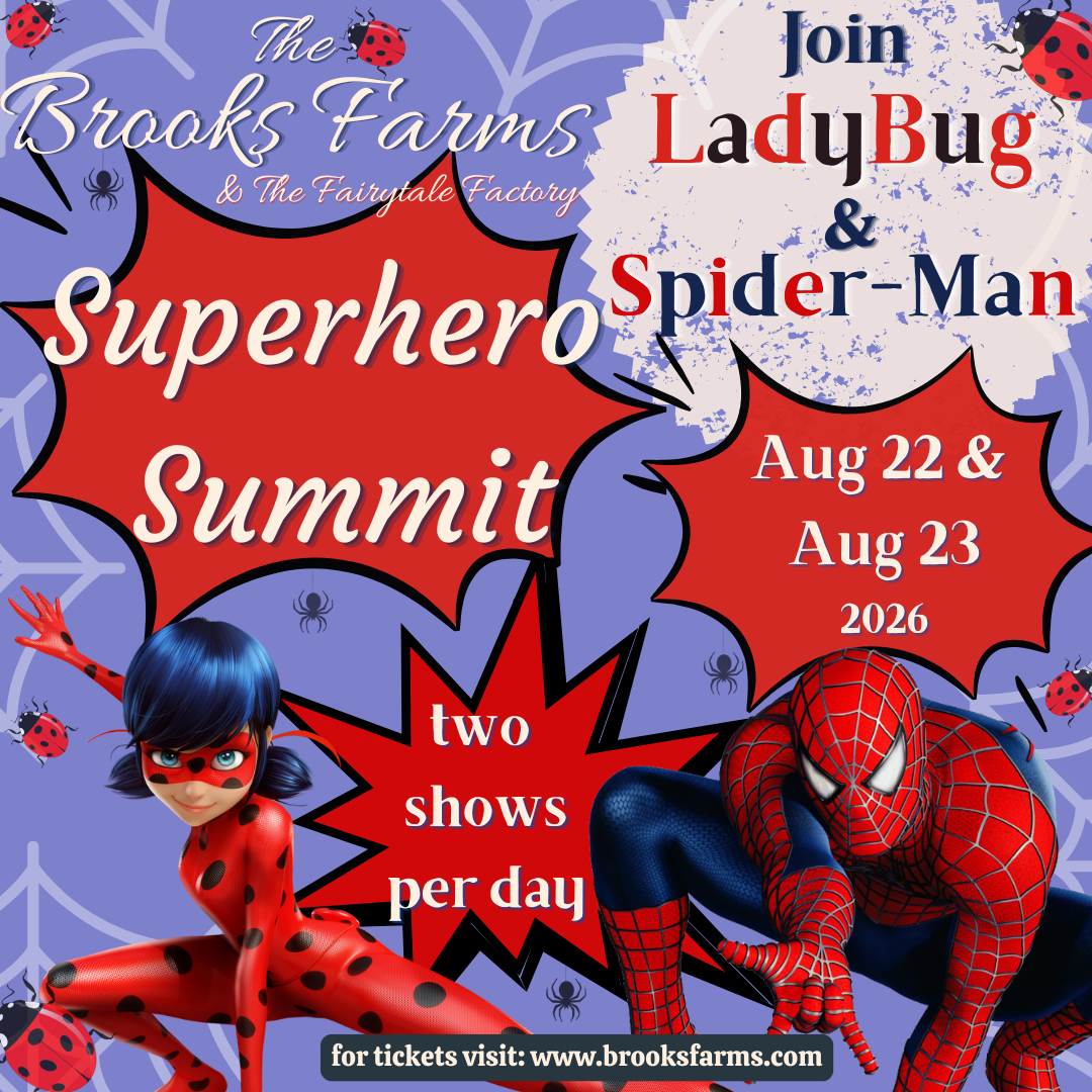 LadyBug &amp; Spider-Man at Brooks Farms