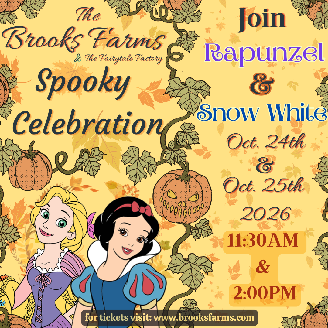 rapunzel and Snow White at brooks farms spooky celebration