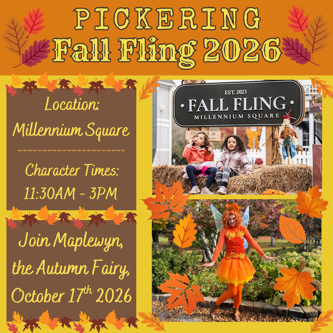 Fall Fling in Pickering with Maplewyn the Autumn Fairy