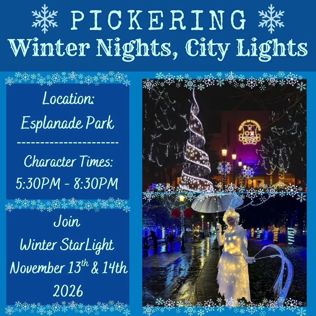 winter nights city lights pickering