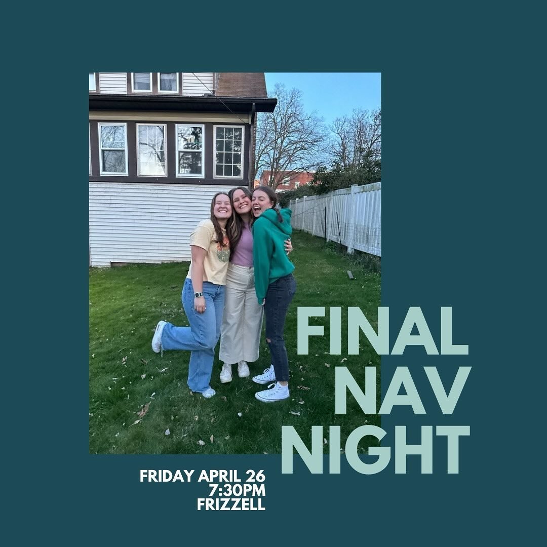 Our final Nav Night this semester!!!!
Join us at 7:30pm tonight in Frizzell to hear from two of our navs students. The nav-a-later is glow in the dark capture the flag on the business lawn! We hope to see you there!