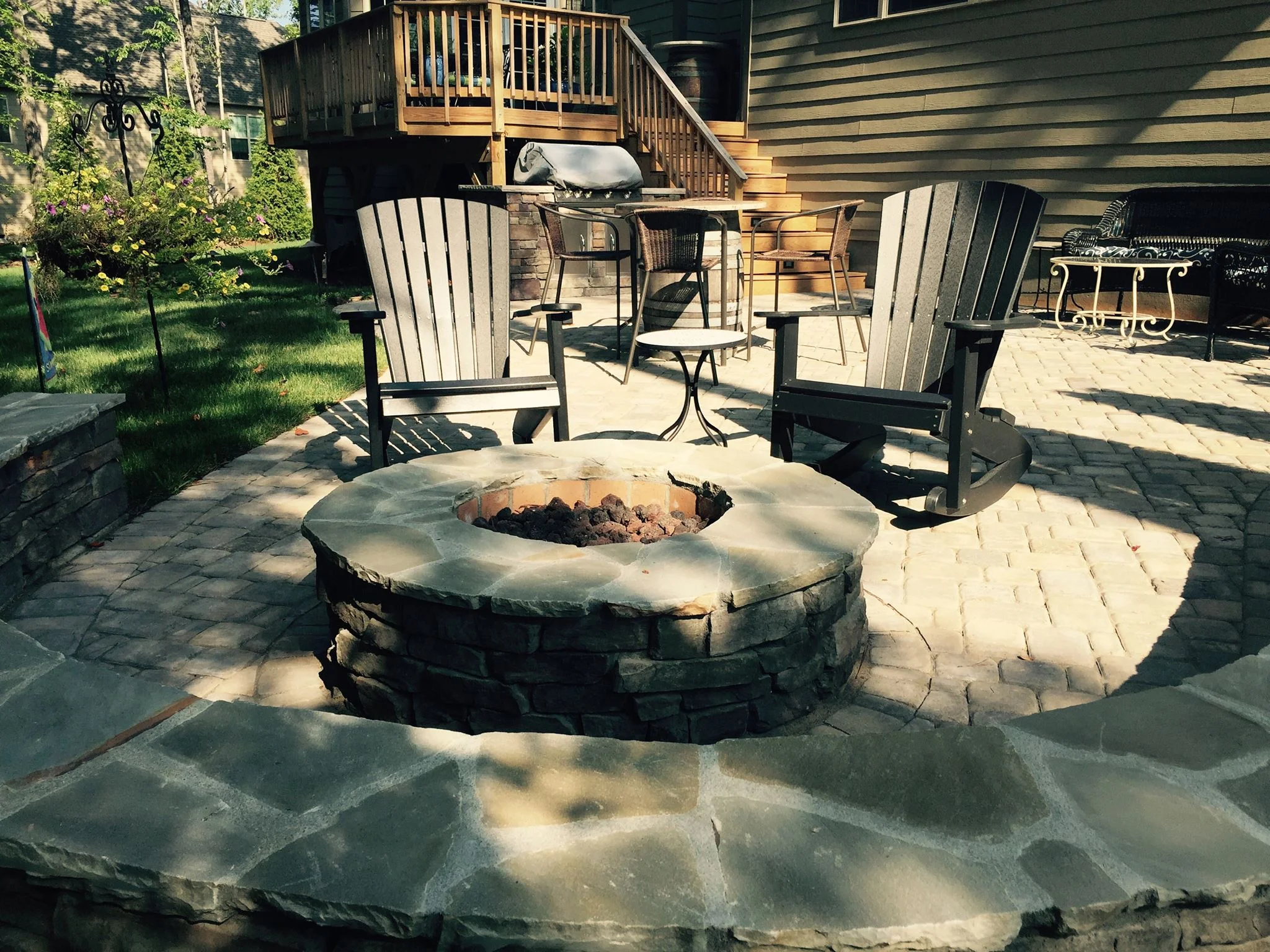 Recent Project - Fire Pit & Grill