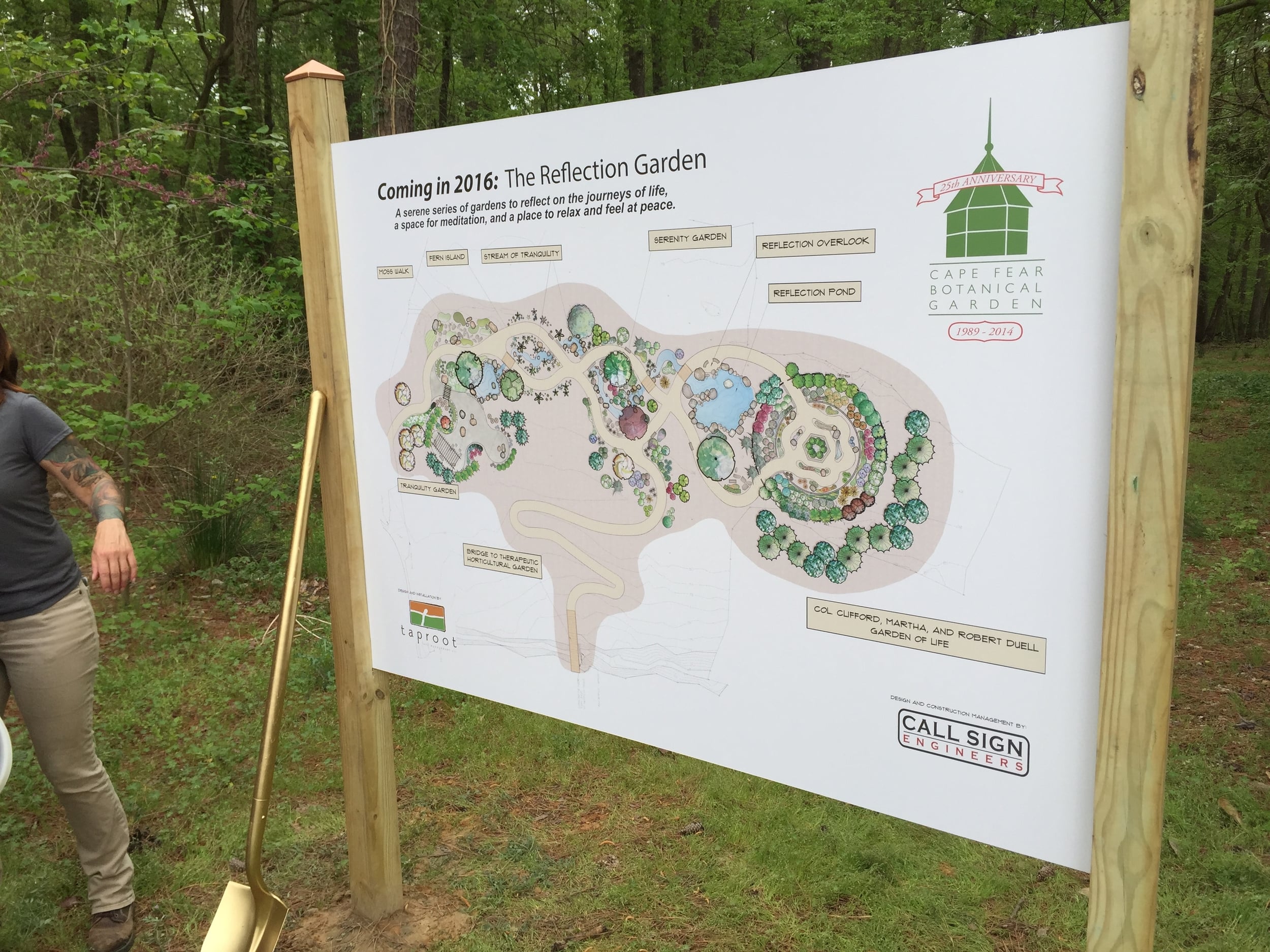 Reflection Garden at Cape Fear Botanical Garden