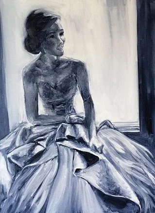 Bride Dancer Figure Wedding Bride oil painting Kaitlin Merchant Davison kdmerchant.jpg