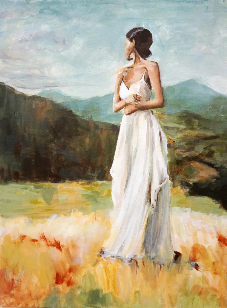 Kari Wedding Bride and Groom oil painting Kaitlin Merchant Davison kdmerchant.jpg