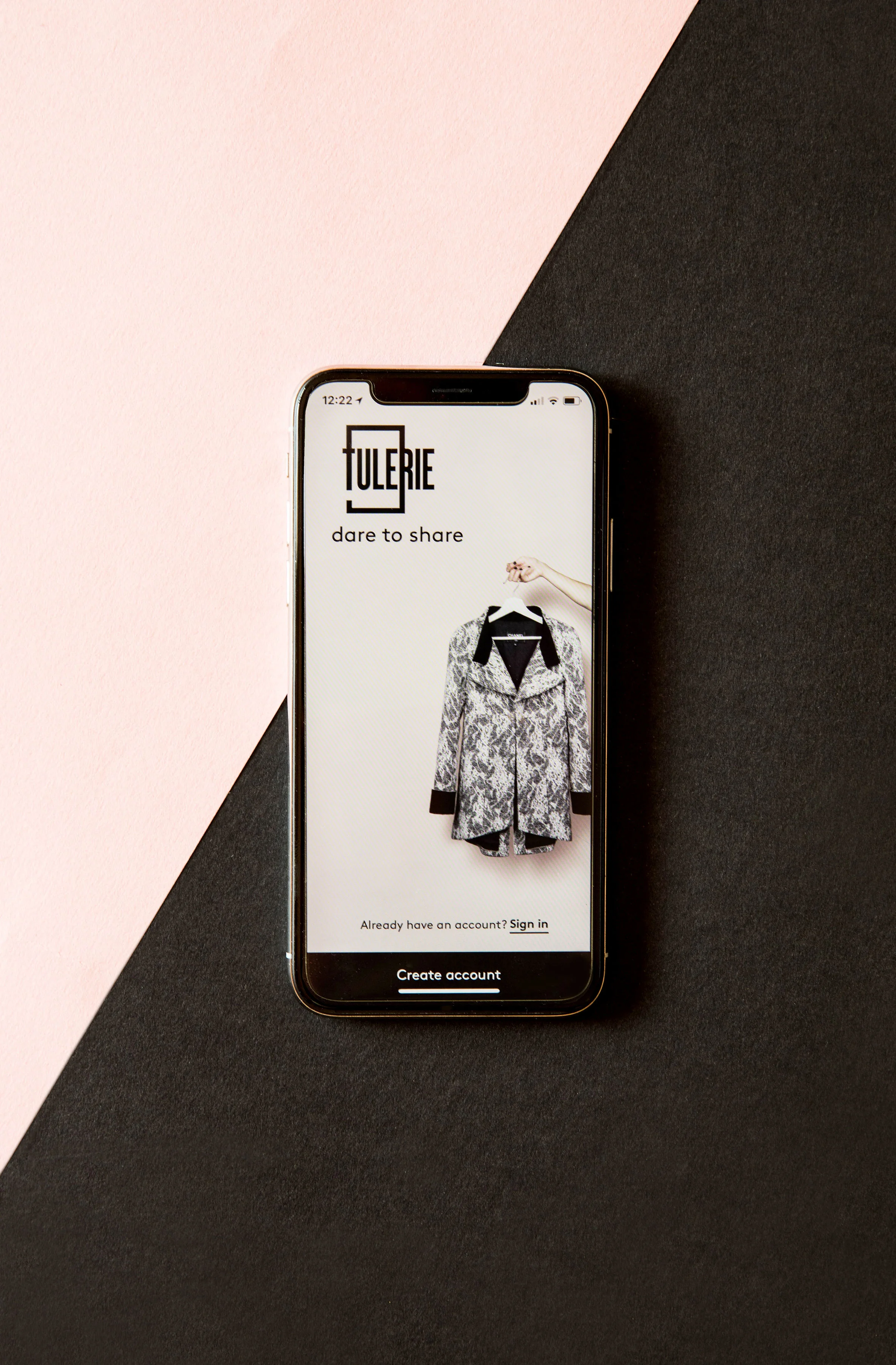 Tulerie Fashion App Homepage