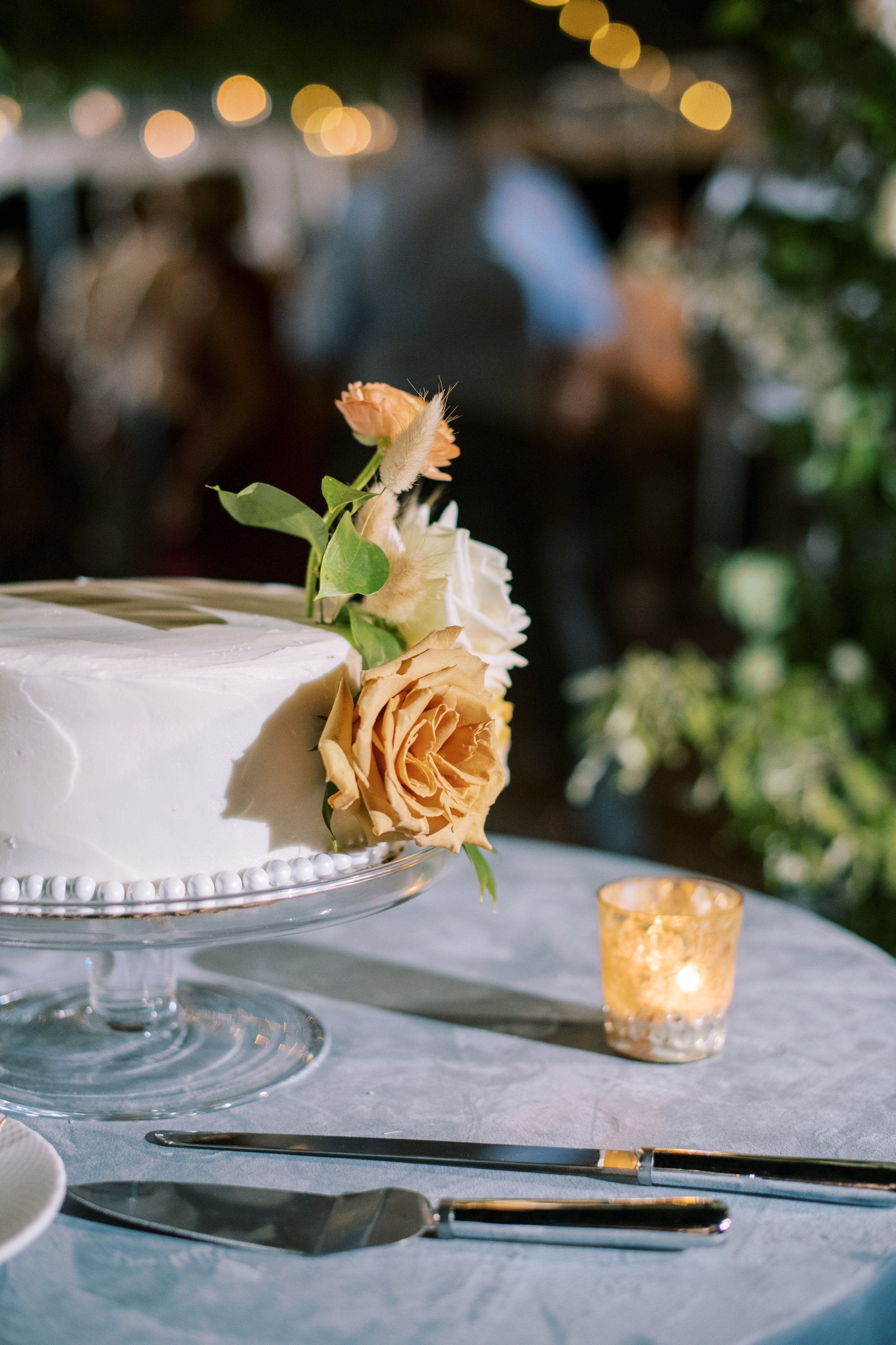 Sweetheart Cake Details Lake Gaston Wedding by NC Wedding Photographer Fancy This Photography 