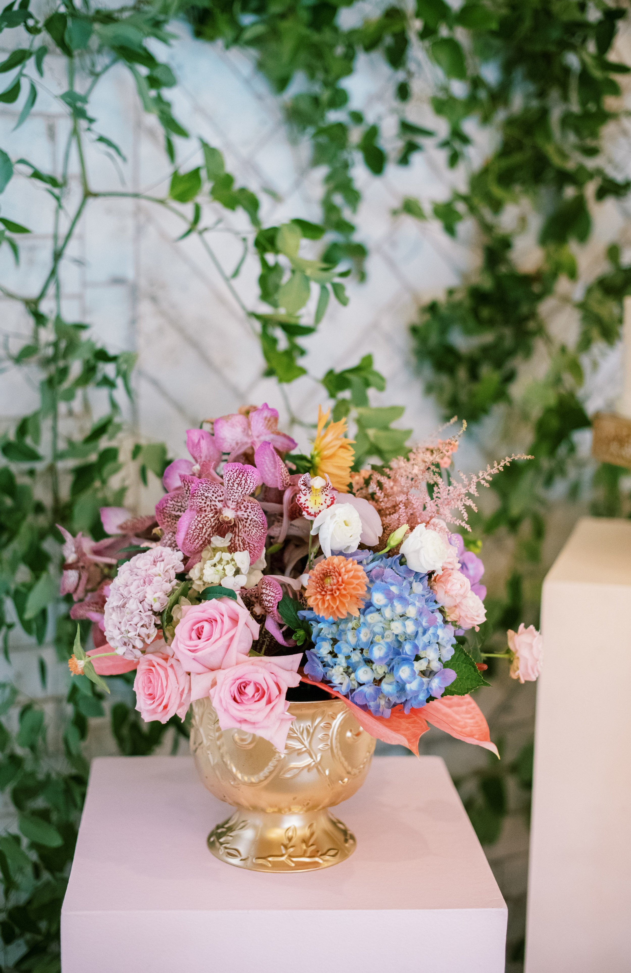 Fresh Affairs Flowers Colorful Wedding Inspiration at The Bradford NC Wedding Venue Fancy This Photography