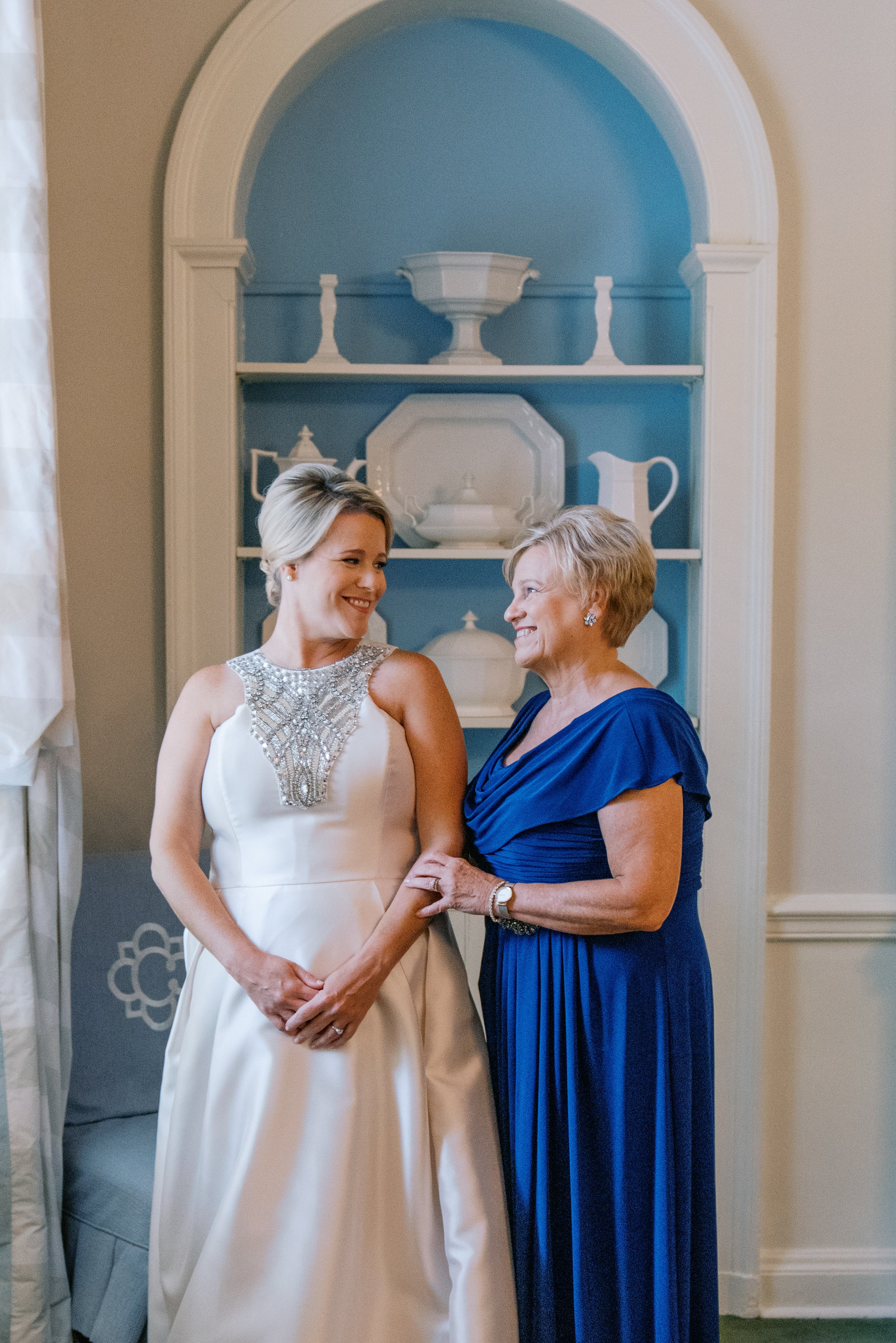 Bride and Mother The Carolina Inn Chapel Hill Wedding Fancy This Photography
