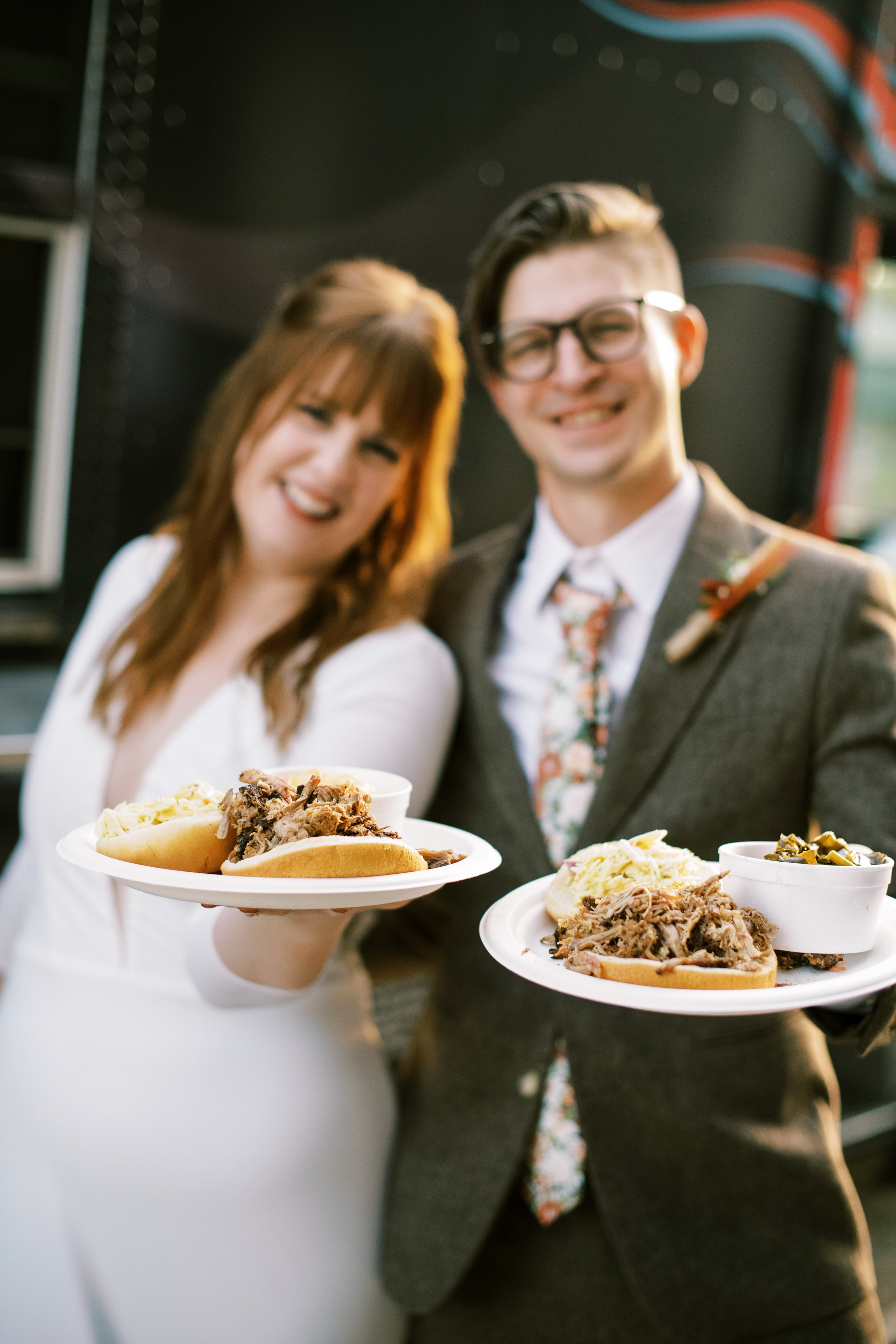Southern Food October Wedding at The Bottle Factory Monroe NC Fancy This Photography