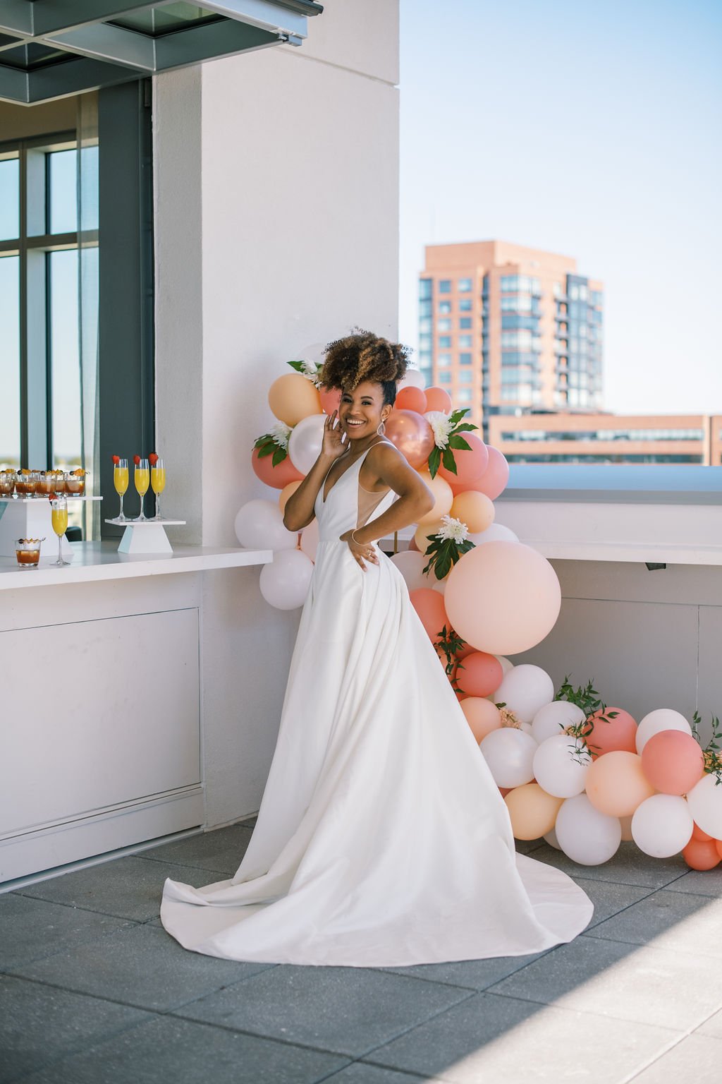 Fabulous Bride Vow'd Weddings The Willard Rooftop Lounge at AC Hotel Raleigh Downtown Fancy This Photography