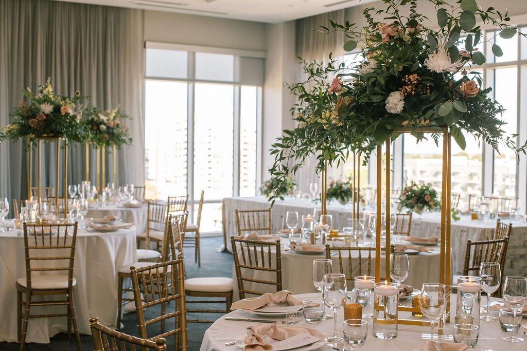 Wedding Reception Design The Willard Rooftop Lounge at AC Hotel Raleigh Downtown Fancy This Photography