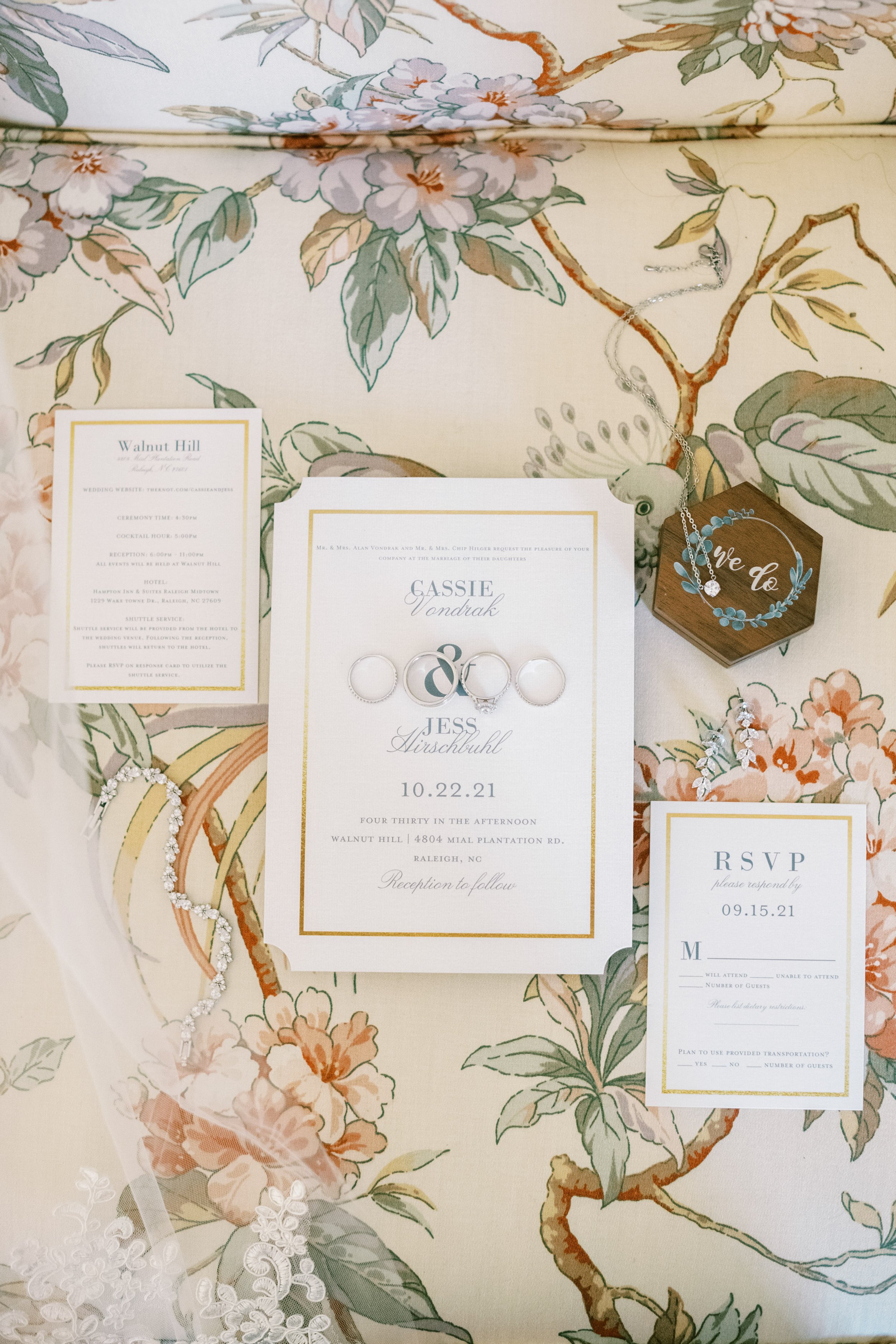 Wedding Invitation and Details Walnut Hill NC Wedding Venue Fancy This Photography