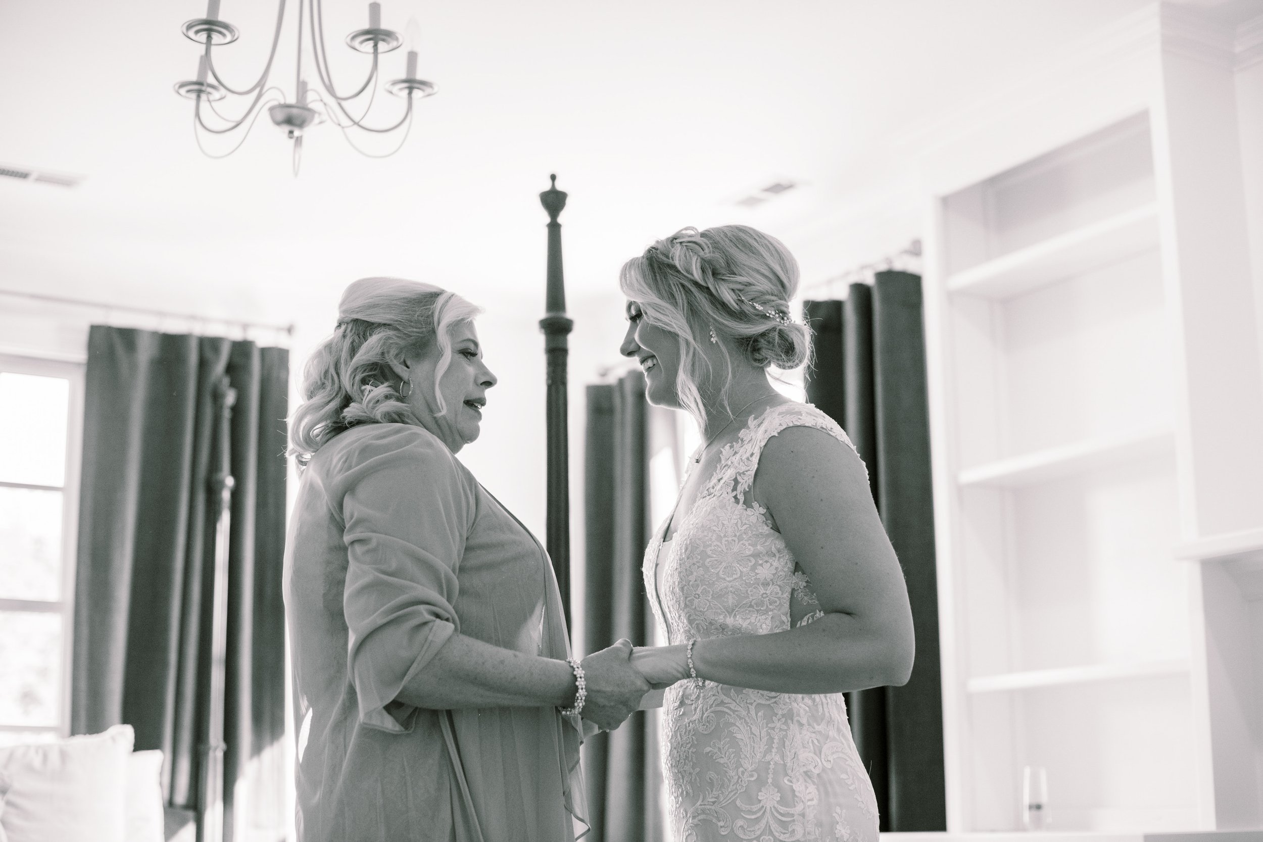 Bride and Mother Walnut Hill NC Wedding Venue Fancy This Photography