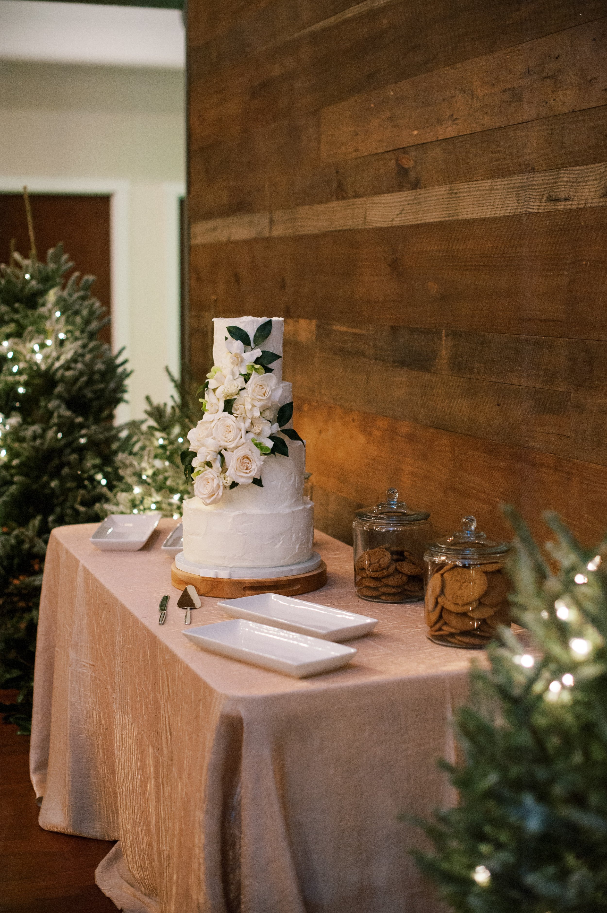 Cake Table Wedding at The Cloth Mill at Eno River&nbsp;Fancy This Photography