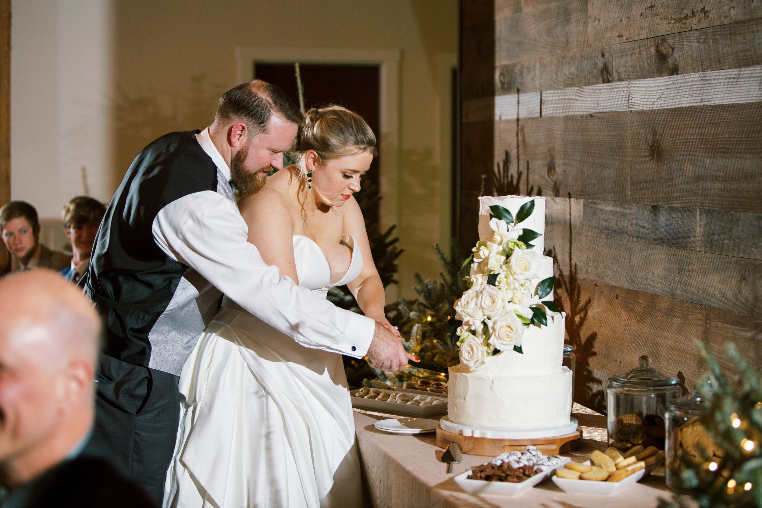 Cake Cutting Wedding at The Cloth Mill at Eno River&nbsp;Fancy This Photography