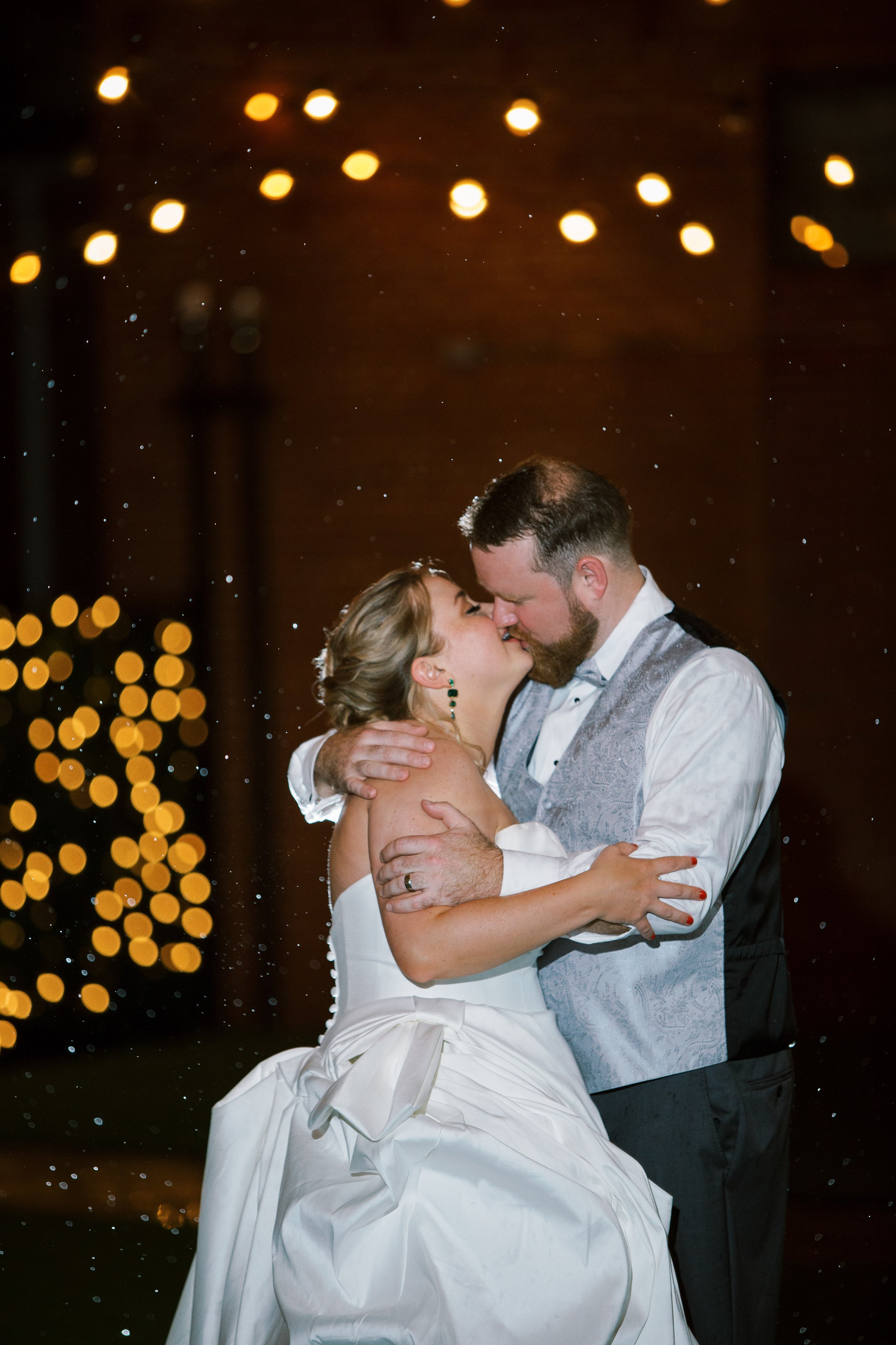 Newlywed Love at Nighttime Wedding at The Cloth Mill at Eno River&nbsp;Fancy This Photography