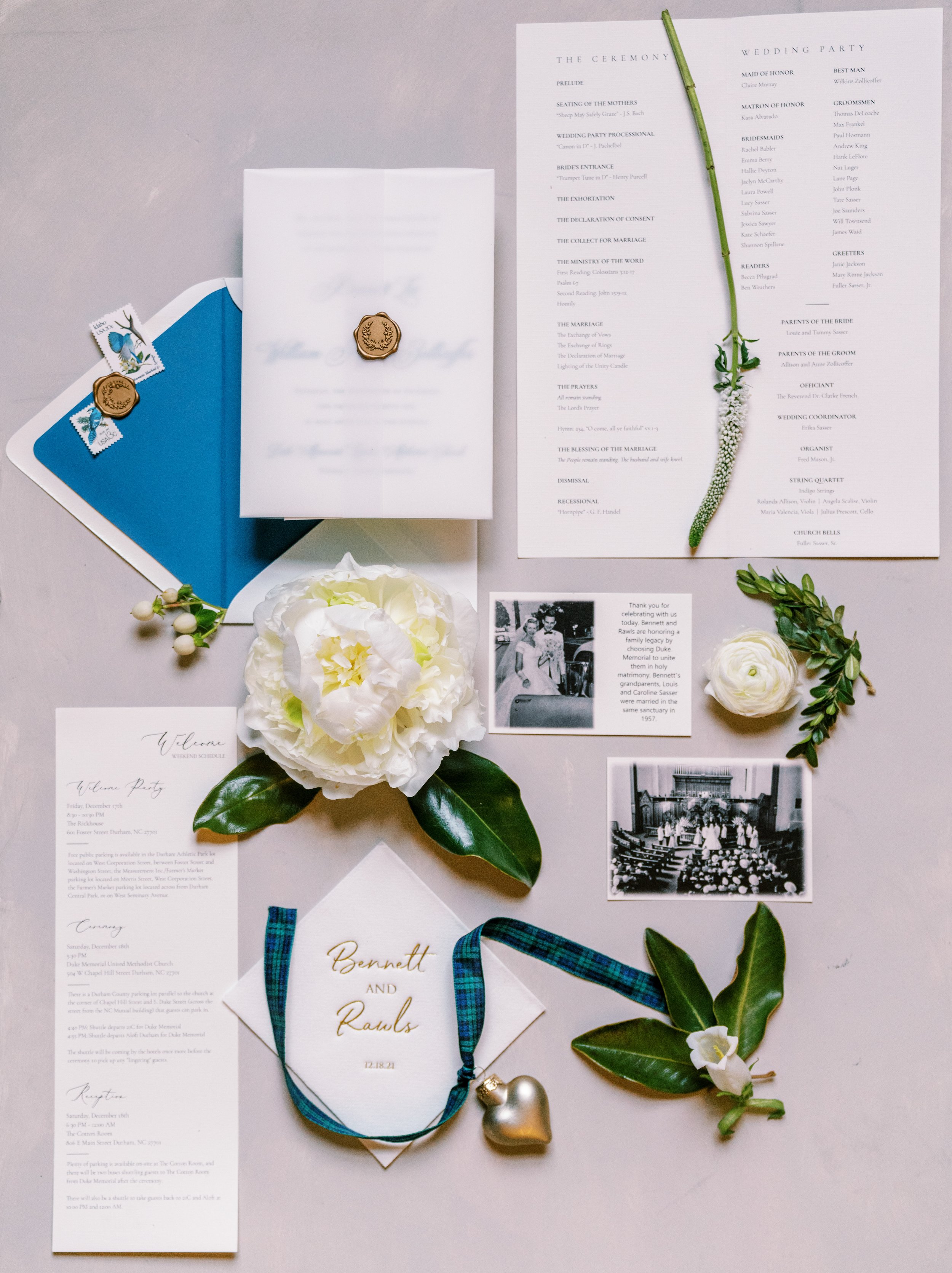 Beautiful Invitations for Wedding at The Cotton Room Durham NC Fancy This Photography